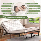 Base letto regolabile con base elettrica e telecomando cablato – King