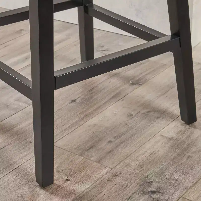 Sgabello da bancone girevole imbottito contemporaneo, altezza seduta 69,85 cm