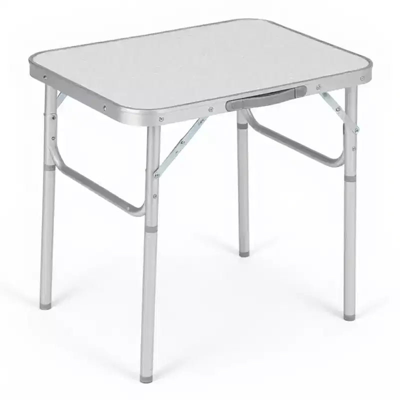 Tavolo pieghevole con struttura in alluminio e piano in MDF – Scrivania da lavoro compatta