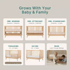 Culla convertibile 3-in-1