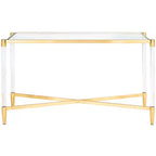 Kyla Acrylic Console Table - SFV2543A - Clear - Safavieh Couture