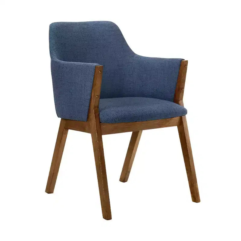 Set di 2 sedie da pranzo imbottite con braccioli