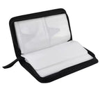 Custodia porta CD/DVD portatile con chiusura a cerniera – Nylon, capacità 80 dischi, Nero e Verde